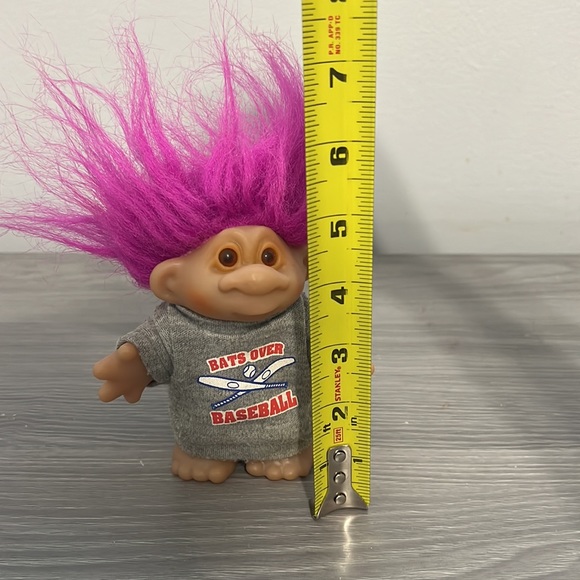 Vintage Dam Troll with Bats over Baseball Shirt, 1986 - Picture 5 of 5